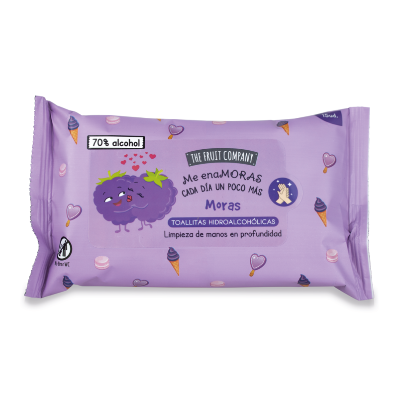 LINGETTES MULTI-USAGE MAINS/VISAGE/WC THE FRUIT COMPANY MÛRE