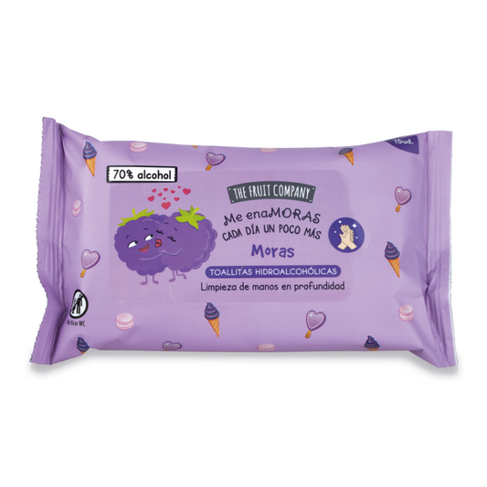 LINGETTES MULTI-USAGE MAINS/VISAGE/WC THE FRUIT COMPANY MÛRE