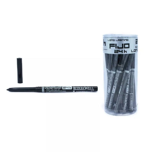 EYE LINER LONGUE TENUE 24H NOIR LETICIA WELL