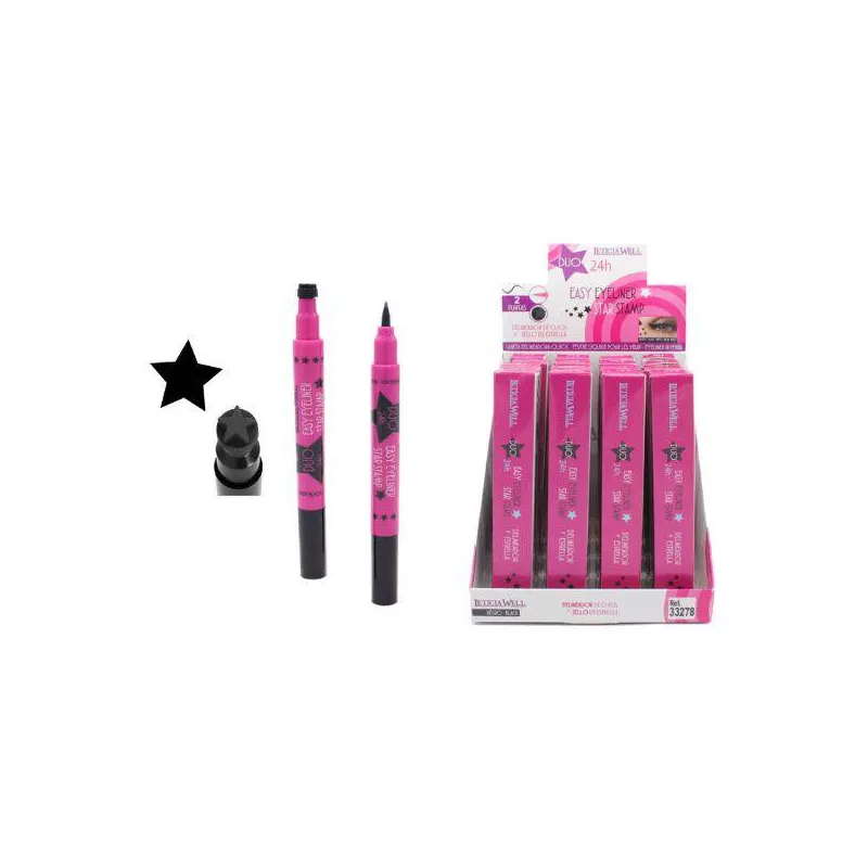 EYE LINER & TATOO STAR NOIR 2EN1 LETICIA WELL
