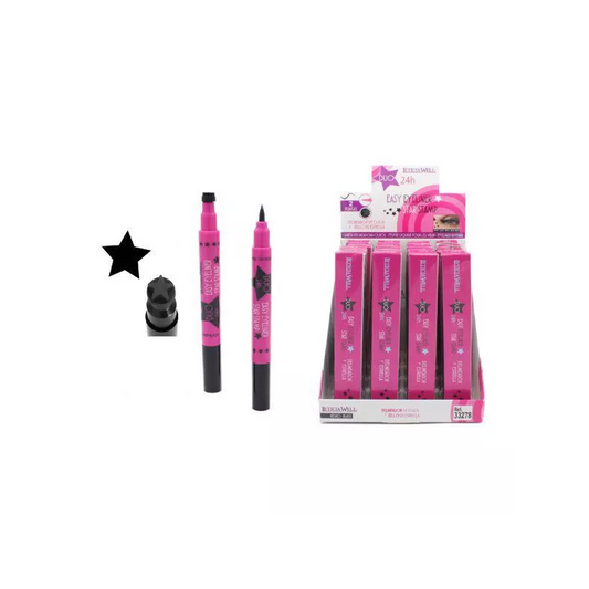 EYE LINER & TATOO STAR NOIR 2EN1 LETICIA WELL