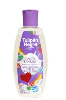 HUILE CORPORELLE TULIPAN NEGRO CANDY FANTAISY