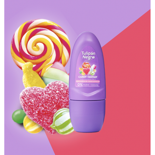 DÉODORANT ROLL ON TULIPAN NEGRO CANDY FANTAISY