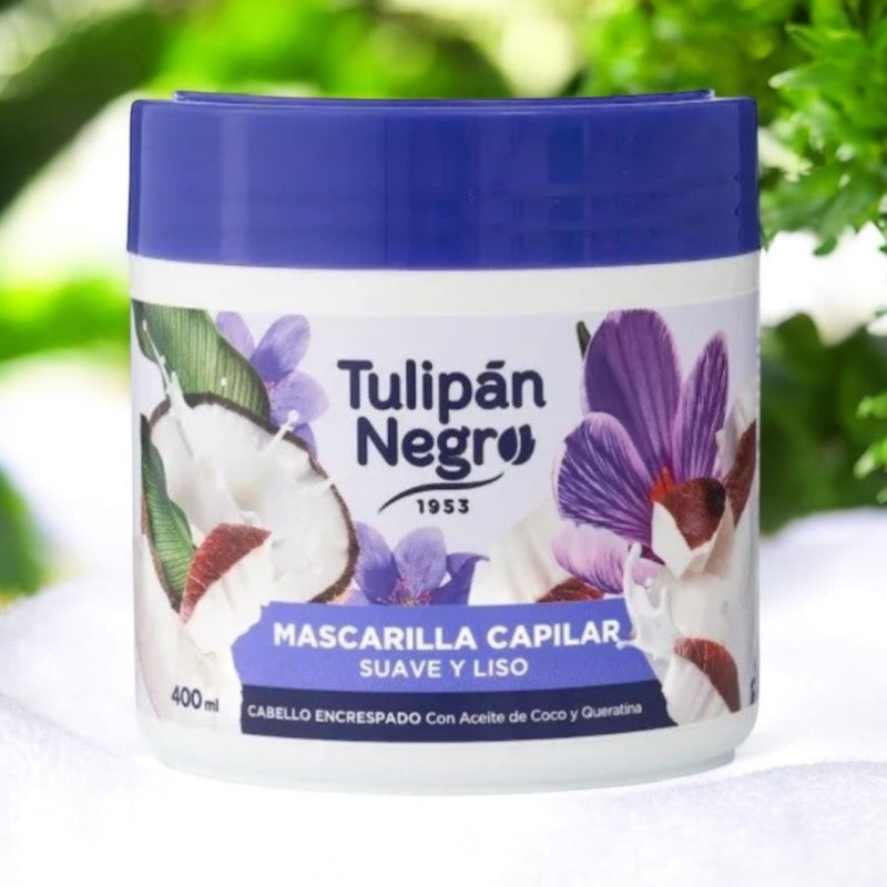 MASQUE CAPILLAIRE TULIPAN NEGRO DOUX ET LISSANT
