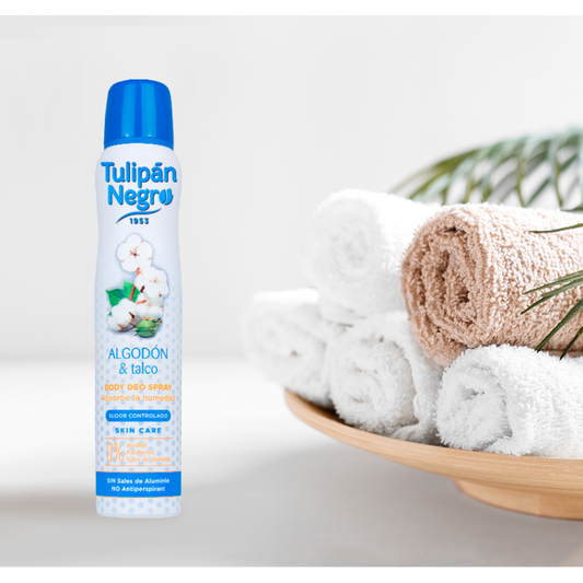 DÉODORANT SPRAY TULIPAN NEGRO COTON FRAIS