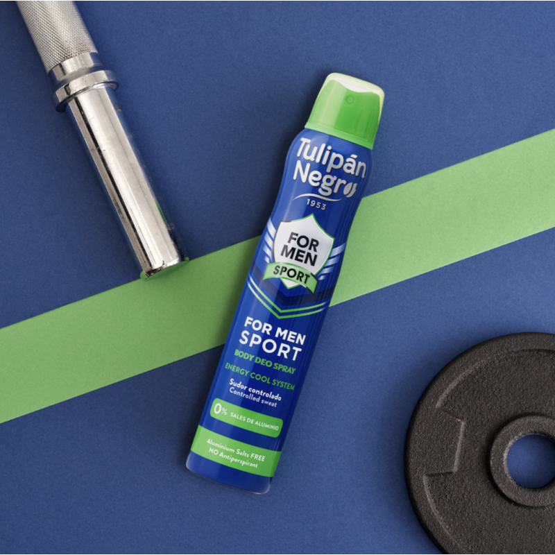DÉODORANT SPRAY TULIPAN NEGRO FOR MEN