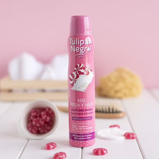 DÉODORANT SPRAY TULIPAN NEGRO FRAISE CHANTILL