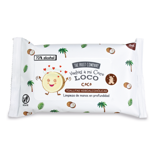 LINGETTES MULTI-USAGE MAINS/VISAGE/WC THE FRUIT COMPANY COCO