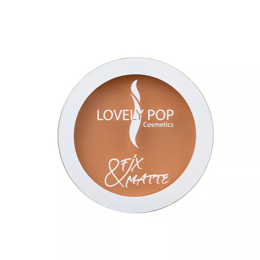 POUDRE COMPACTE MATIFIANTE LOVELY POP FIX n°8